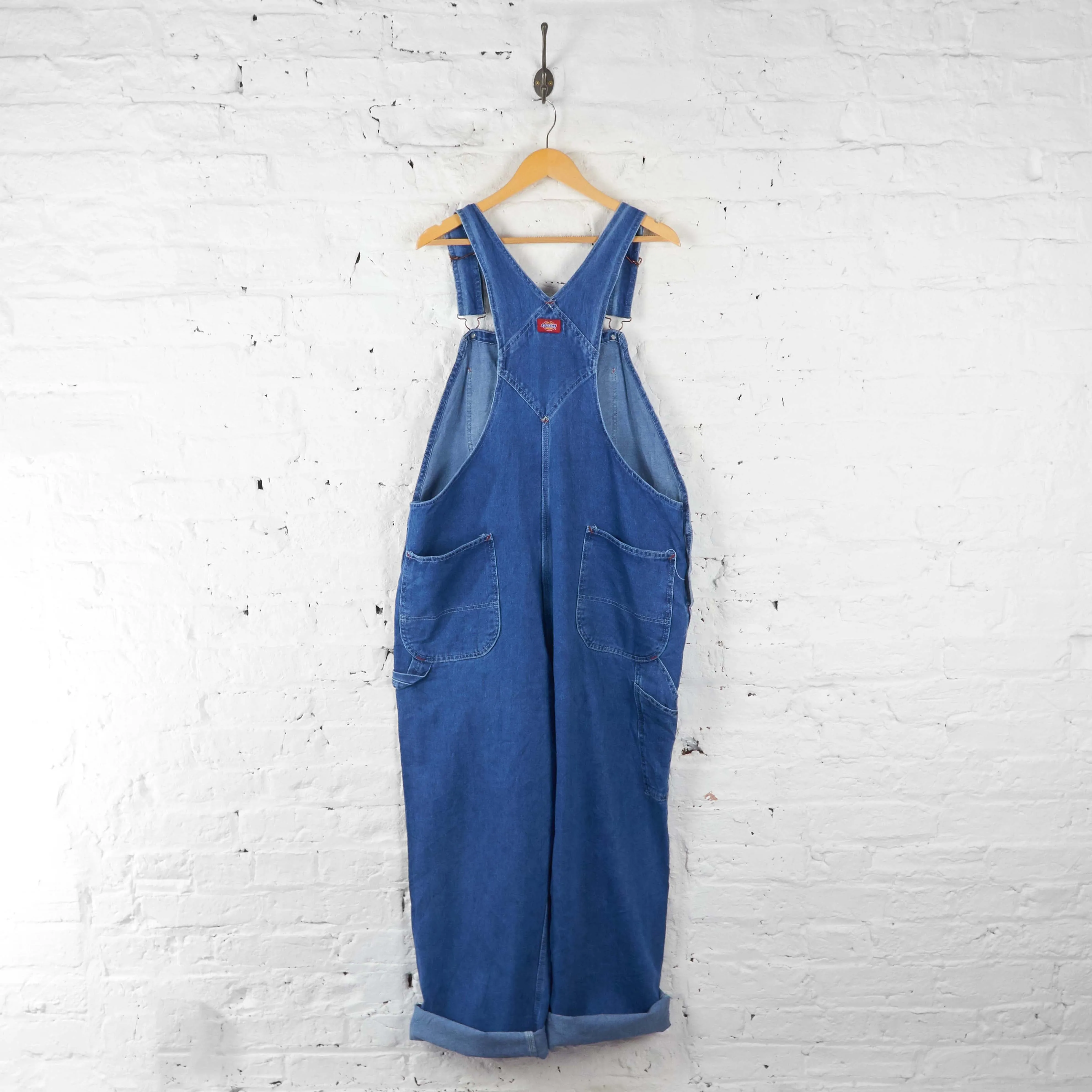 Vintage Dickies Denim Dungarees - Blue - XL