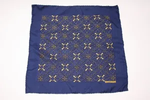 Vintage HERMES Equestrian Print Pocket Scarf