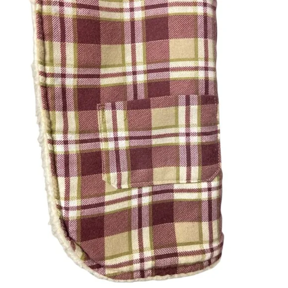Vintage open plaids vest size XS/S