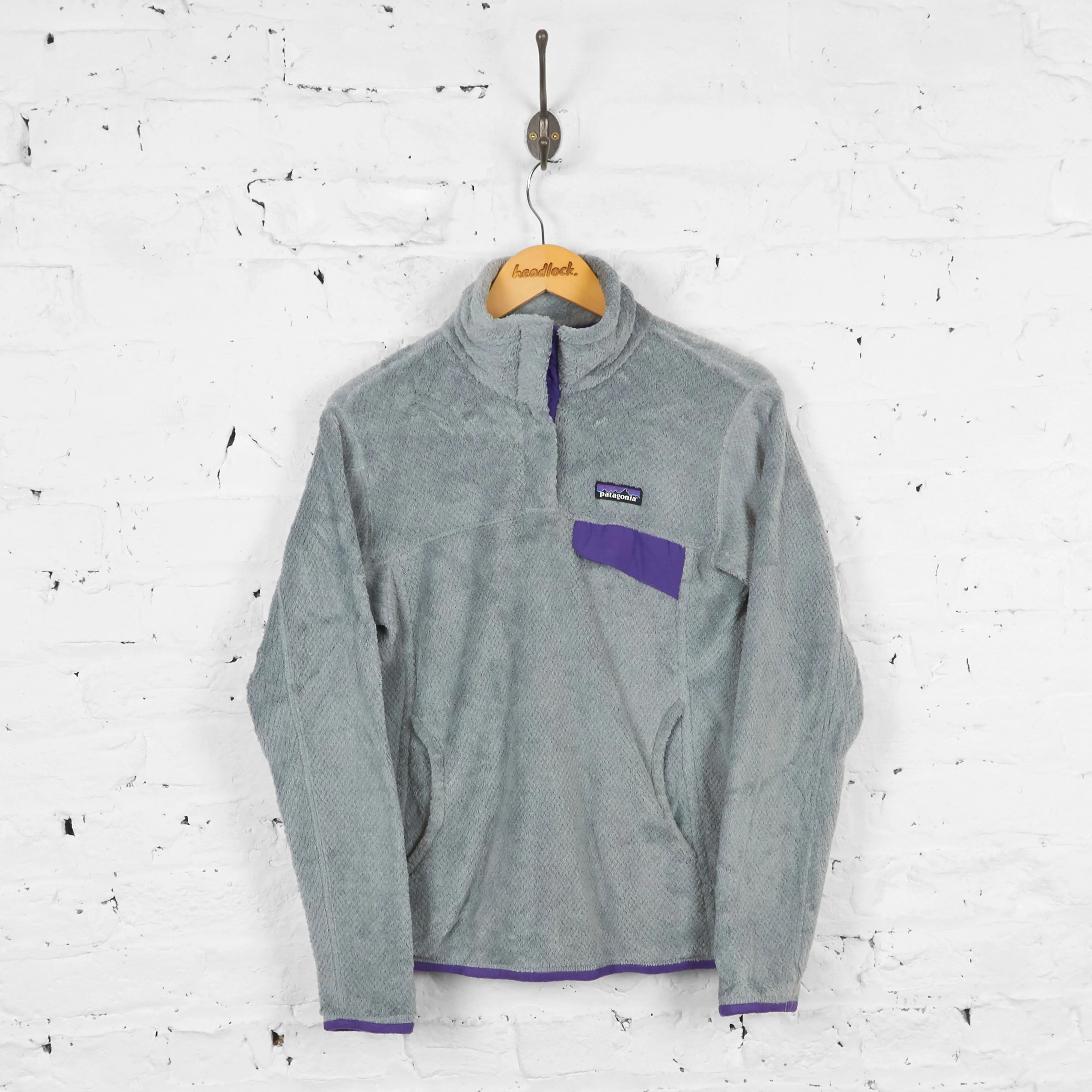 Vintage Women's Patagonia Fleece - Grey - M