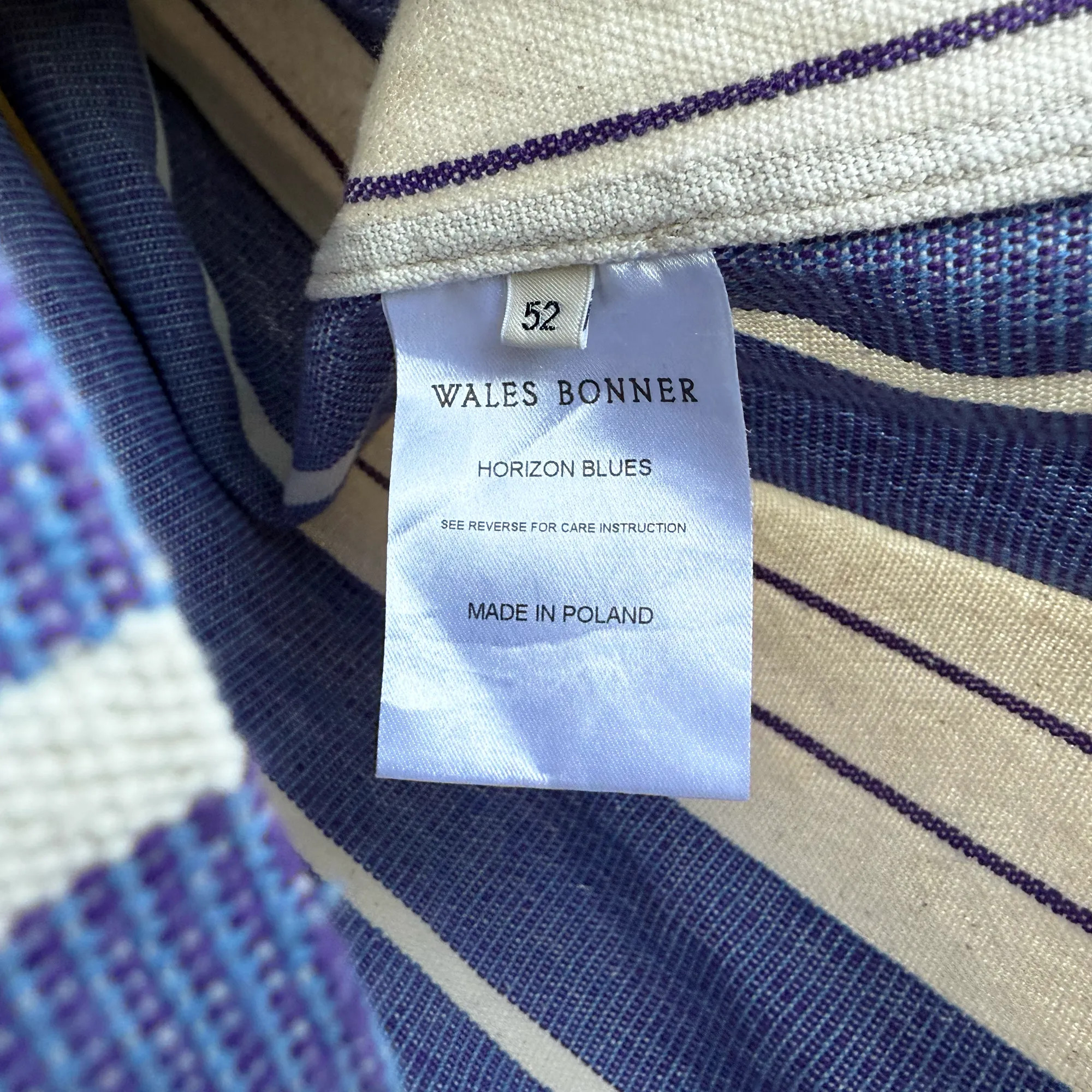 Wales Bonner Atlantic Jacket (Tagged Size 52)