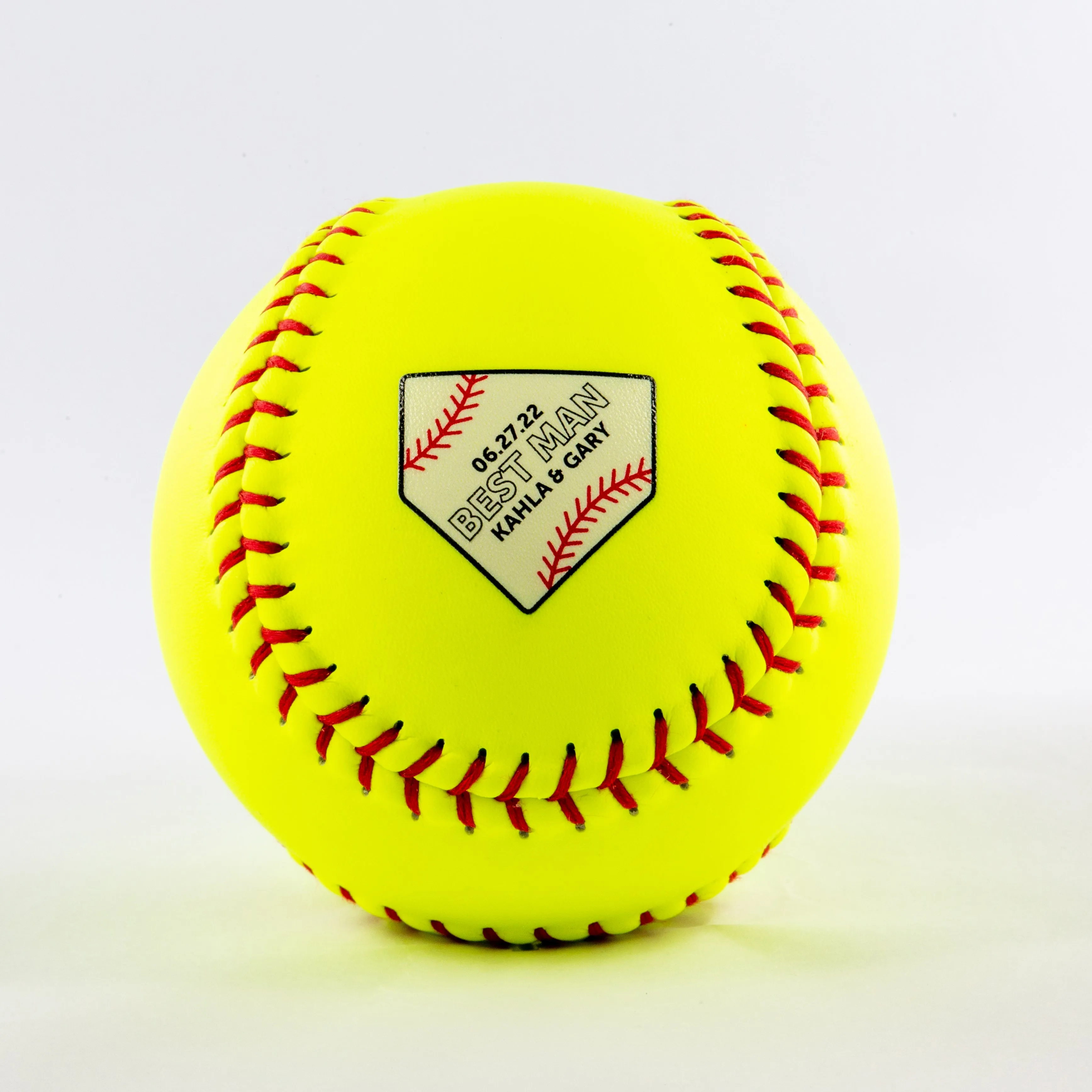 Wedding Photo, Printed Softball