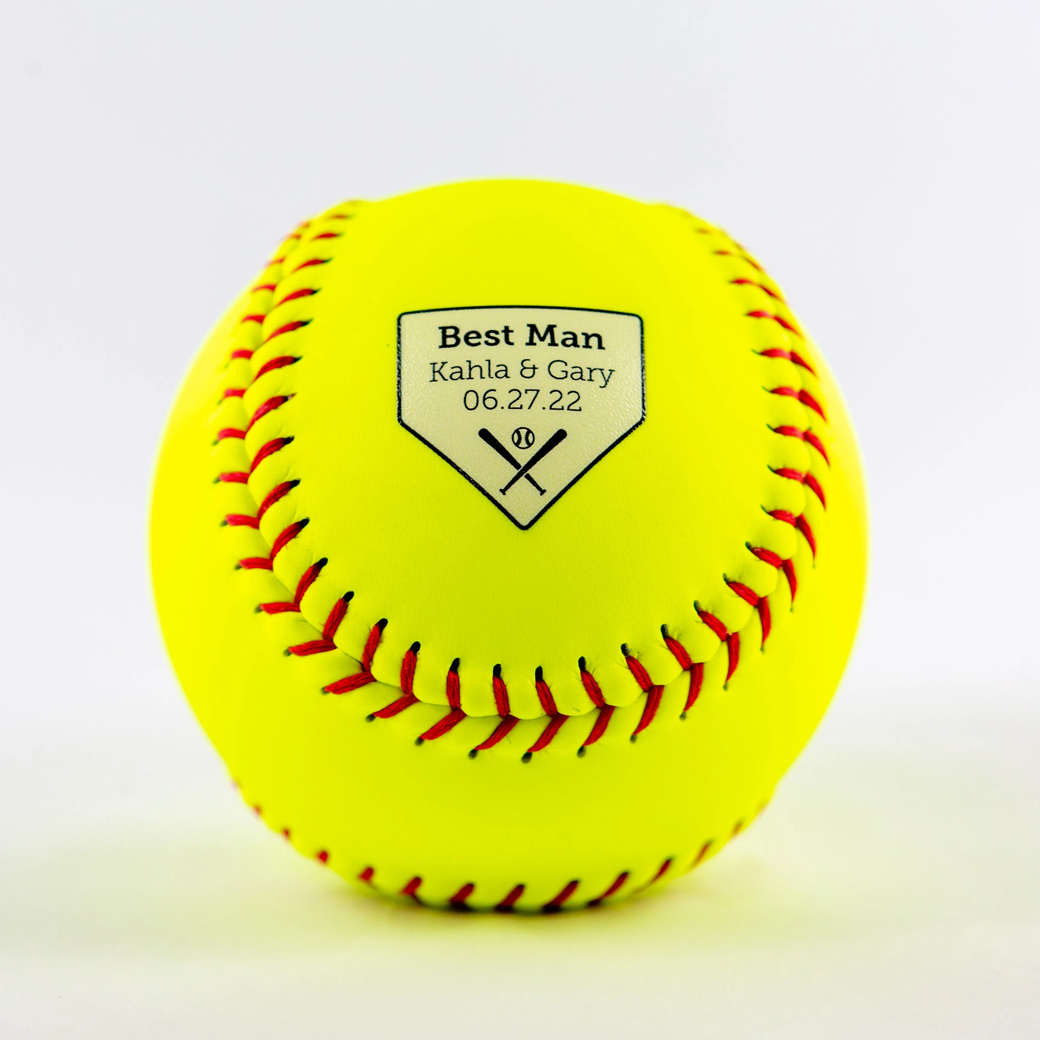 Wedding Photo, Printed Softball