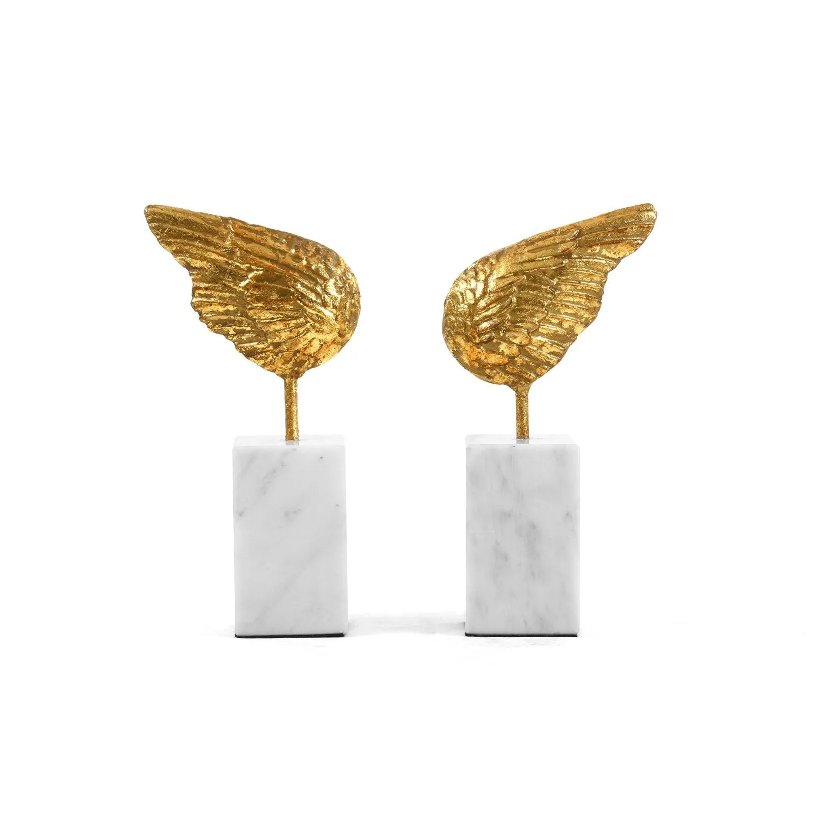 Wings Statue Pair / Gold Leaf