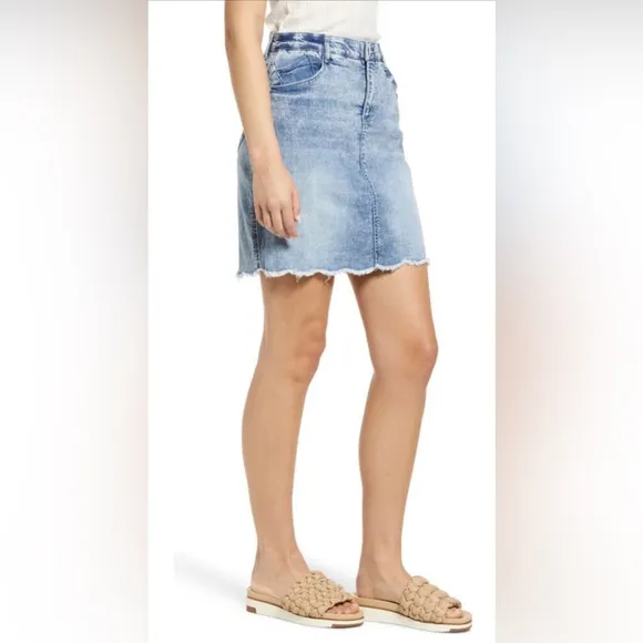 Wit &amp; Wisdom Hem A-line Denim Skirt