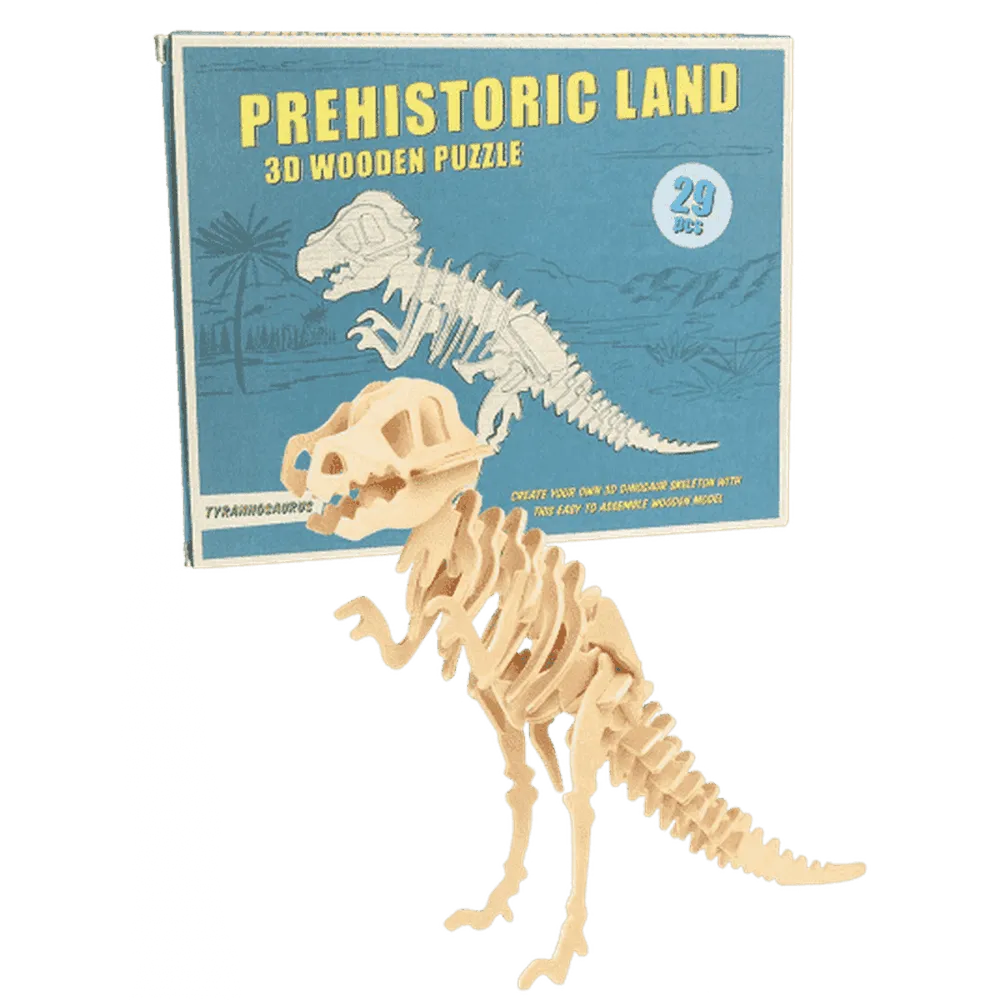 Wooden 3D Dinosaur Slot Model