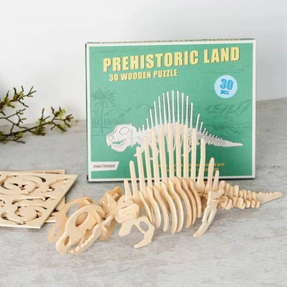 Wooden 3D Dinosaur Slot Model