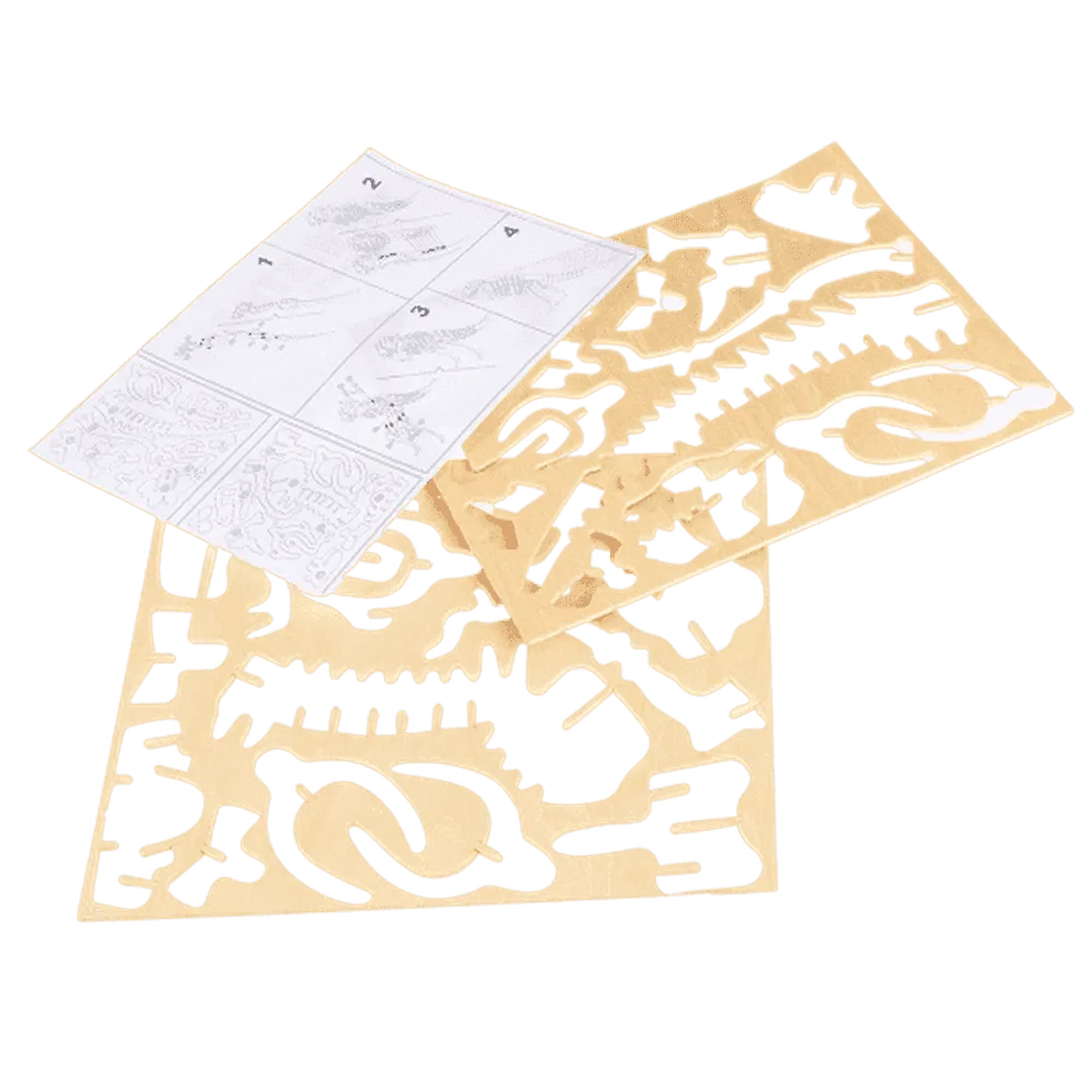 Wooden 3D Dinosaur Slot Model