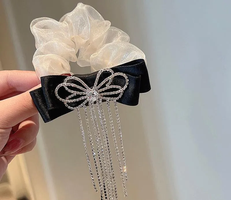 Zircon Tassel Scrunchies