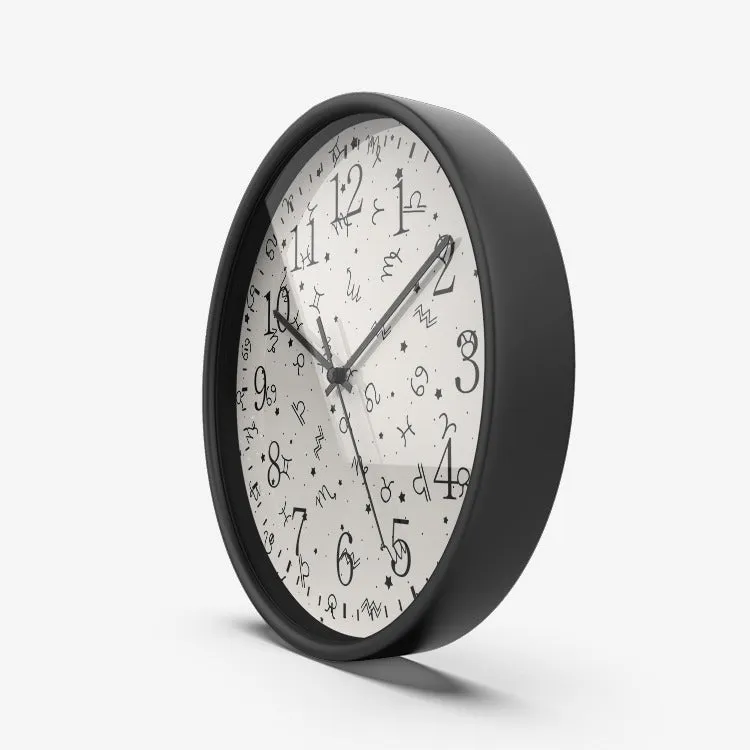 Zodiac Logos Wall Clock Silent Non Ticking Quality Quartz