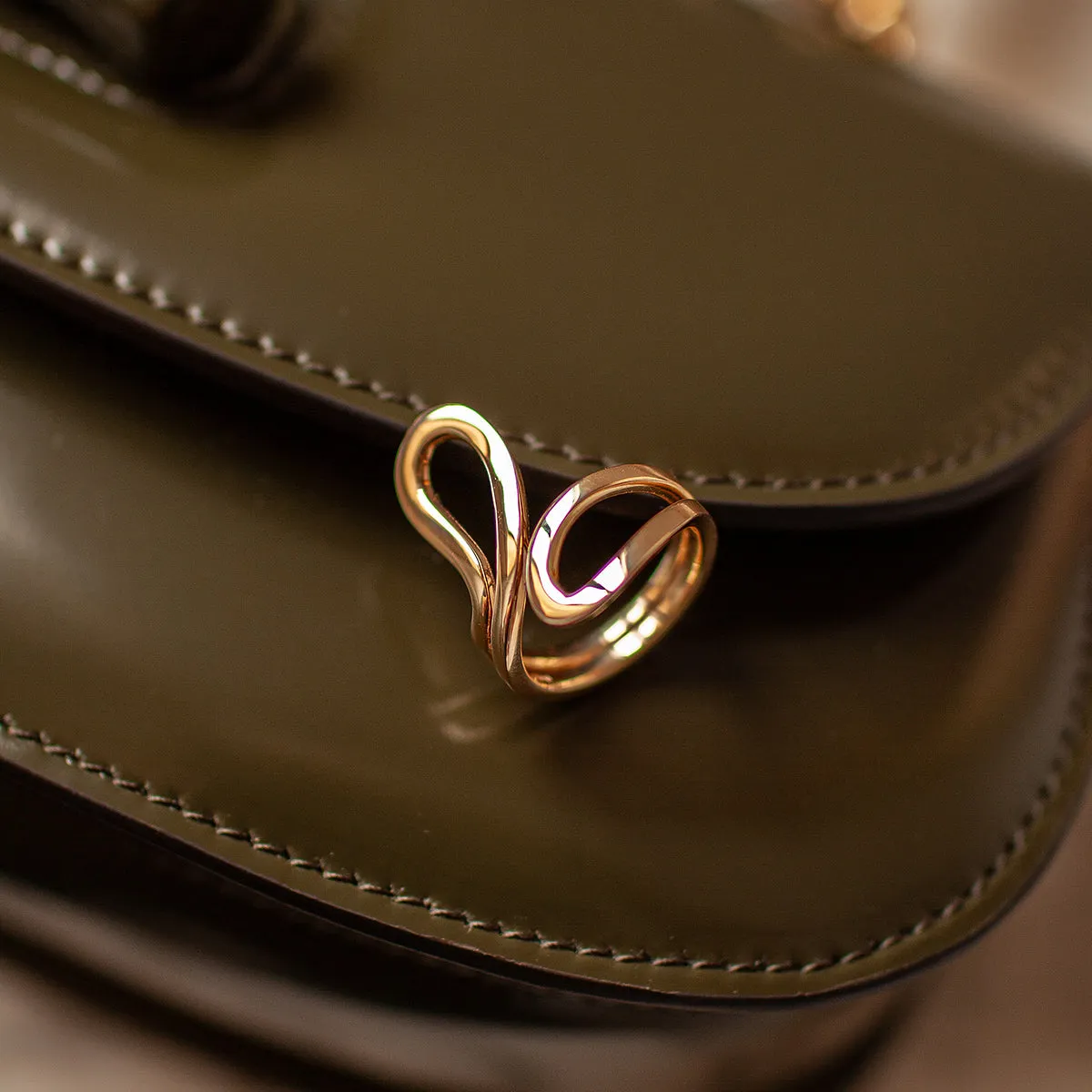 Zoe Double Loop Ring